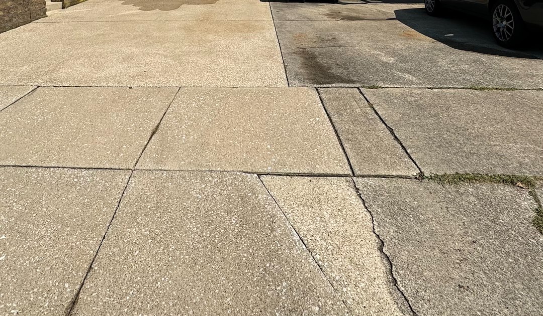 Concrete cleaning in Akron Ohio